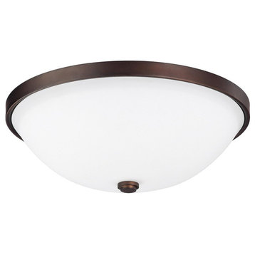 Capital Ceiling 2-Light Ceiling Fixture in Burnished Bronze