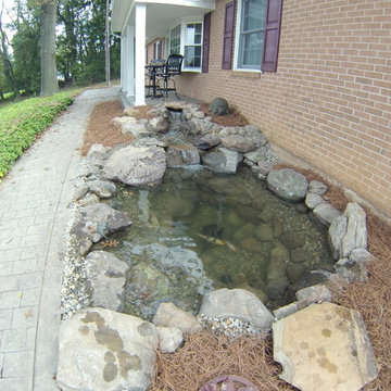 Front Yard Pond Install