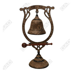 BRASS DINNER GONG BLACK FINE ART - Home Accessories & Decor
