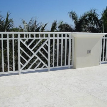 Welded Aluminum Railing & 5V Metal Roof