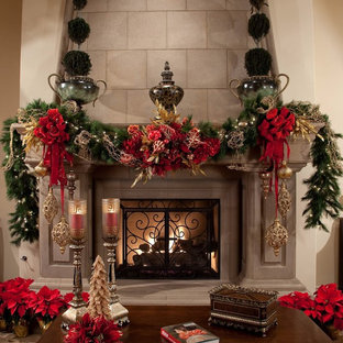 Mediterranes Wohnzimmer in San Diego