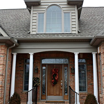 Custom Iron Exterior Railing