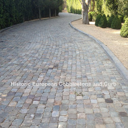 06. Reclaimed SANDSTONE Cobblestone, 5" x 5" - Landscaping Stones And Pavers