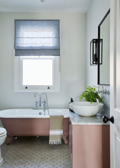 Transitional Bathroom by Imperfect Interiors