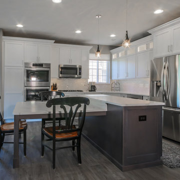 Outdated Kitchen gets a beautiful update!