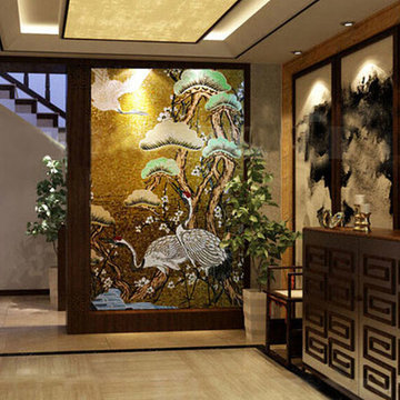 Hand Cut Crazy Marble Mosaics in China