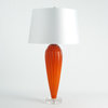Teardrop Glass Lamp, Orange
