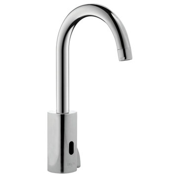 Battery Operated Electronic Faucet With Above Deck Mixer