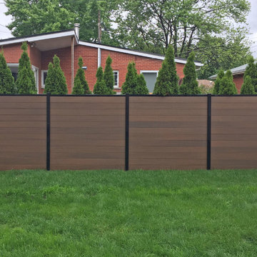 Horizontal Composite Fence