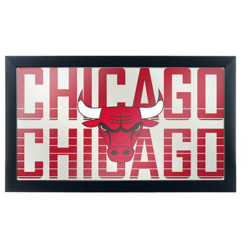 NBA Framed Logo Mirror, City, Chicago Bulls