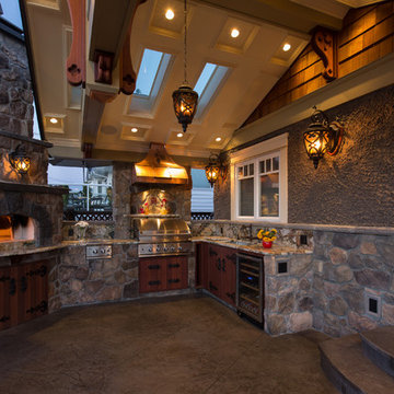 Tuscan Outdoor Kitchen