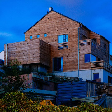 Holzhaus Sinzheim: Ein Zuhause aus Holz in Split-Level-Bauweise
