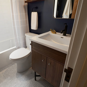 Mid Century Family Bathroom