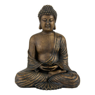 Buddha Statue Buda Gold 7.5 Buddha Statues for Home Decor,Meditation  Buddah Statute Decor,Buddah Statute Zen Decoration