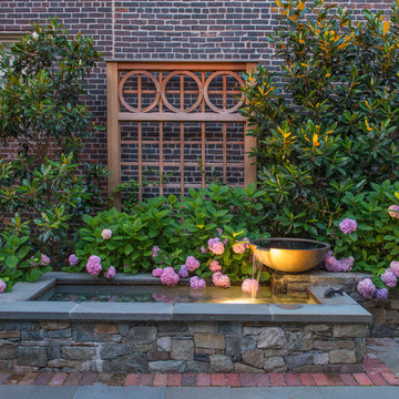 Terraced Garden in Old Town Alexandria VA