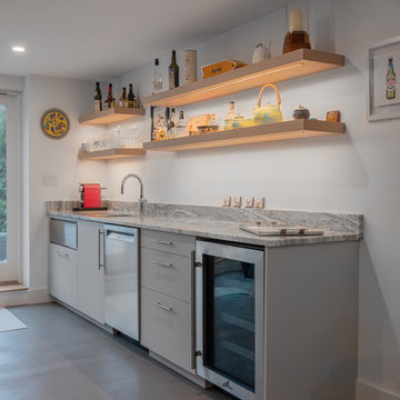 Elegant, Nature-Infused Modern Kitchen in Winchester, MA