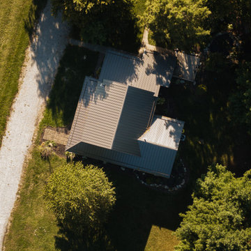 Thorntown - Metal Roof drone feature 2