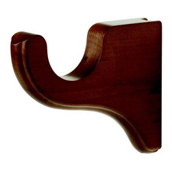 Kirsch 2 Inch Wood Trends 3 1/2 Inch Return (Short) Bracket - Window Treatment Accessories