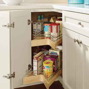 Lazy Susan Cabinet with Pullout