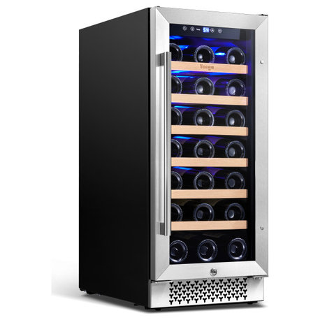 Yeego 15 Inch Wine Cooler Refrigerator 33 Bottles Mini Fridge