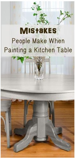 chalk paint dining room table