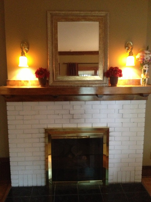 Restore Or Not Removing Paint From Fireplace Brick