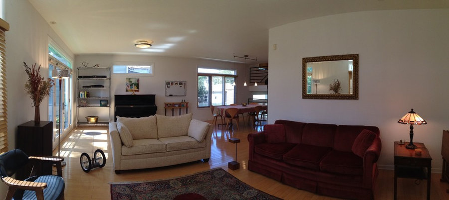 Urban Single-Family Home: Family room