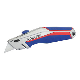 WORKPRO Quick Change Retractable Utility Knife, SK5 Blades, Tempered ...
