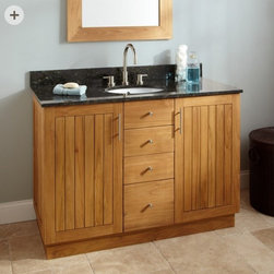 Customize Solid Wood Bathroom Vanity- - Products