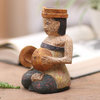 Novica Handmade Ceng Ceng Wood Statuette