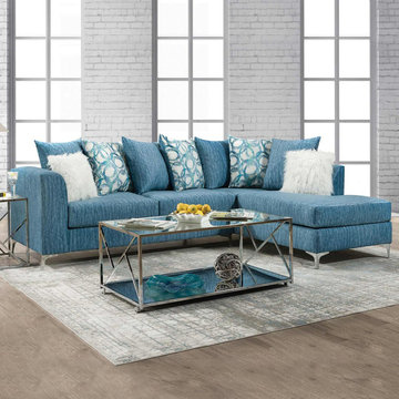 Expomaritime Teal Sectional