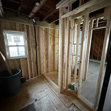Current Canton water damaged main floor and Bathroom renovation