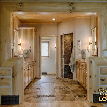 Master Bedroom with open bathroom