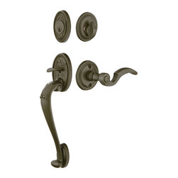 Emtek 471224 Tuscany Sectional Lost Wax Cast Bronze Tubular Entry Set - Products