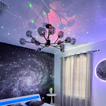Space X themed bedroom