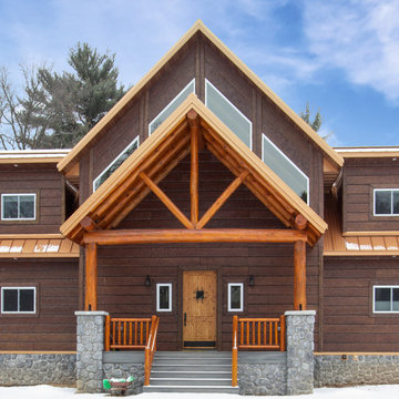 Concrete Log Siding Homes