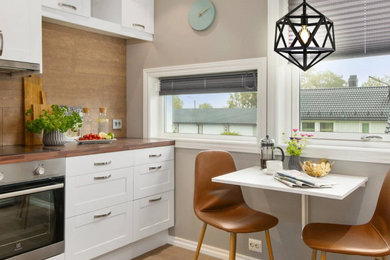 Inspiration for a contemporary kitchen remodel in Other
