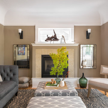 Transitional Living Room