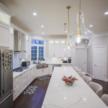 Modern Kitchen Remodel in Frederick County, MD with chic kitchen appliances