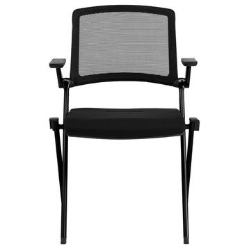 Hilma Stacking Visitor Chair, Black