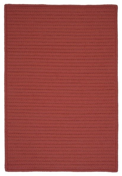 Simply Home Solid Rug, Terracotta, 3'x5', 3'x5' - Contemporary ...