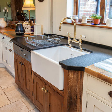 Traditional kitchen in a barn conversion