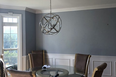 Example of a trendy dining room design in Other