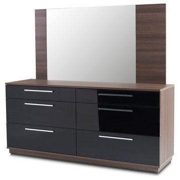 Napoli 6-Drawer Dresser and Mirror