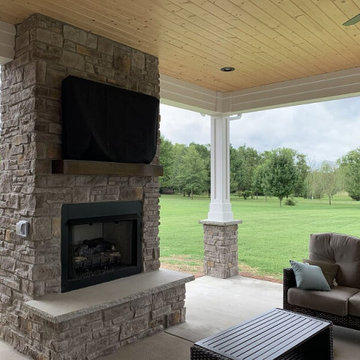 Inviting Rutherford County Porch