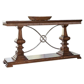 Ambella Home Collection Woodford Console Table, Nutmeg