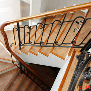 Stairs and basement