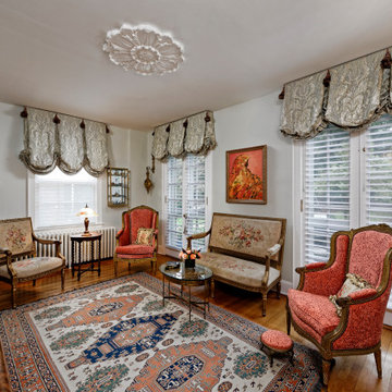 French-Inspired Living Room Soft Shades