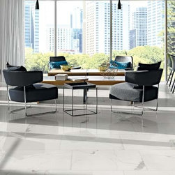Florim Luxury Calacatta High Shine 12" x 24" Glazed Porcelain Tile - Flooring