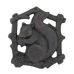 Inviting Home Inc. - Squirrel Right Knobs, Dark Brass - Cabinet And Drawer Knobs